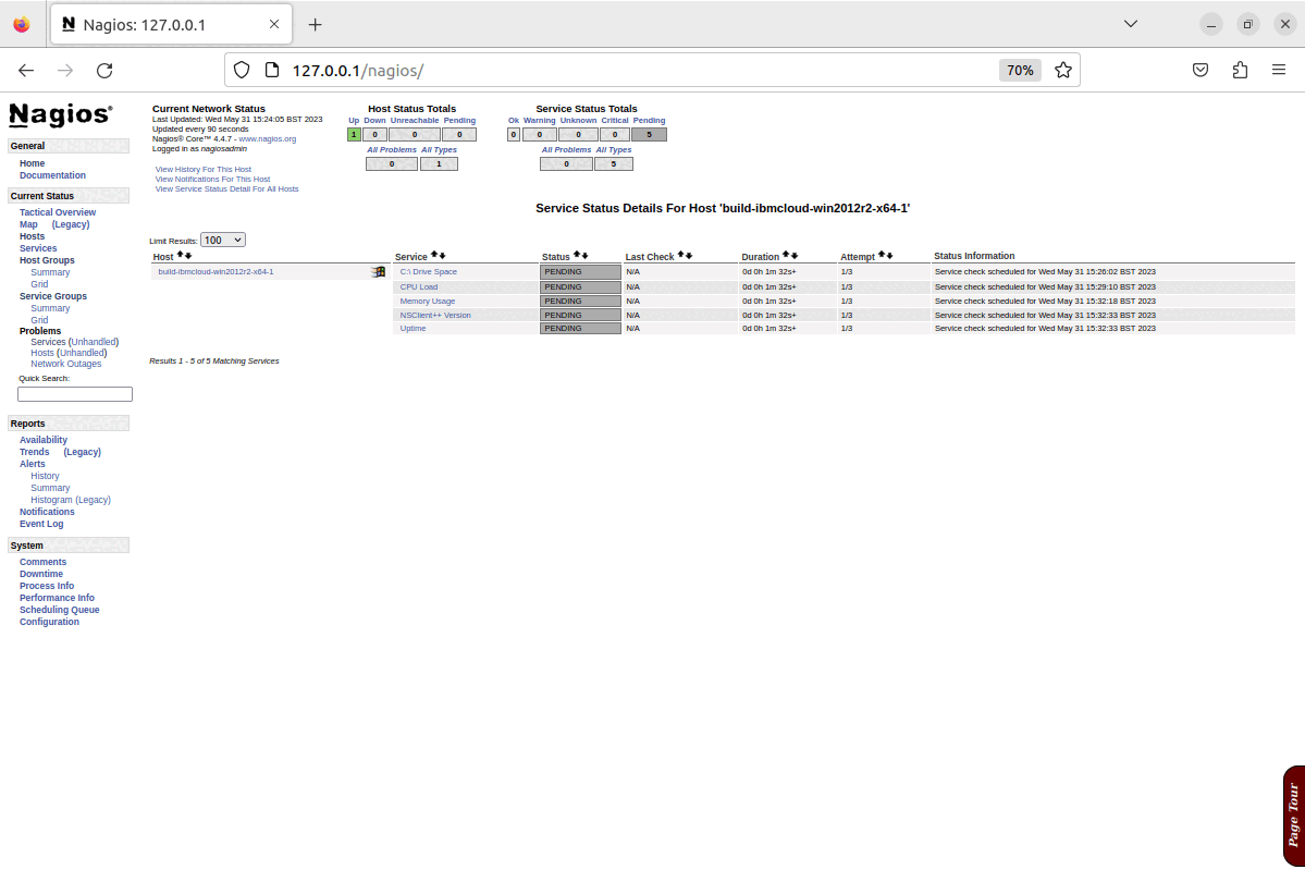 Nagios Host Check 1